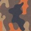 Orange Camo to Black